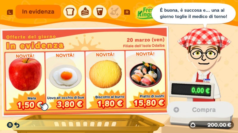 I Mii gestiscono anche i negozi dell'isola