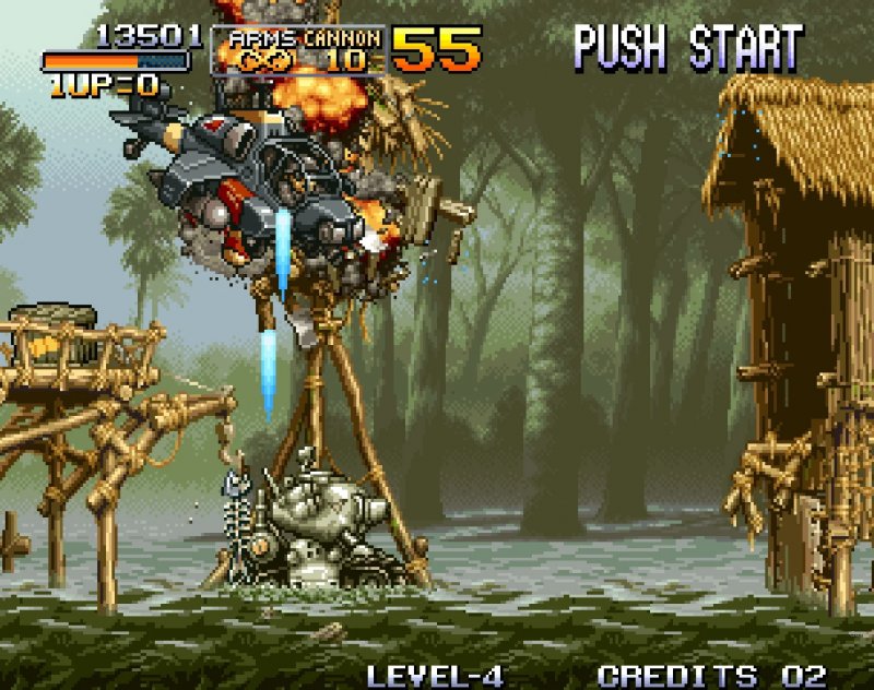La missione nella palude è forse la più memorabile di Metal Slug