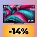 Il televisore LG OLED evo AI C5 da 77' è su Amazon al minimo storico