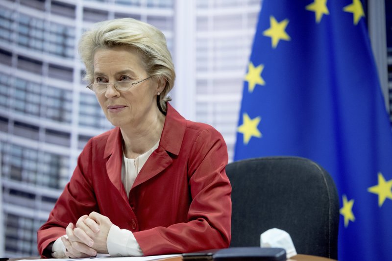 La presidente della Commissione Europea, Ursula von der Leyen