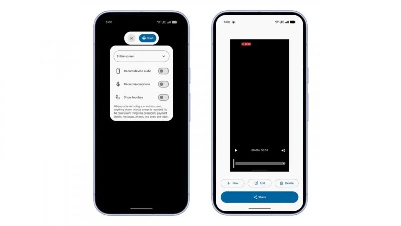 La registrazione dello schermo