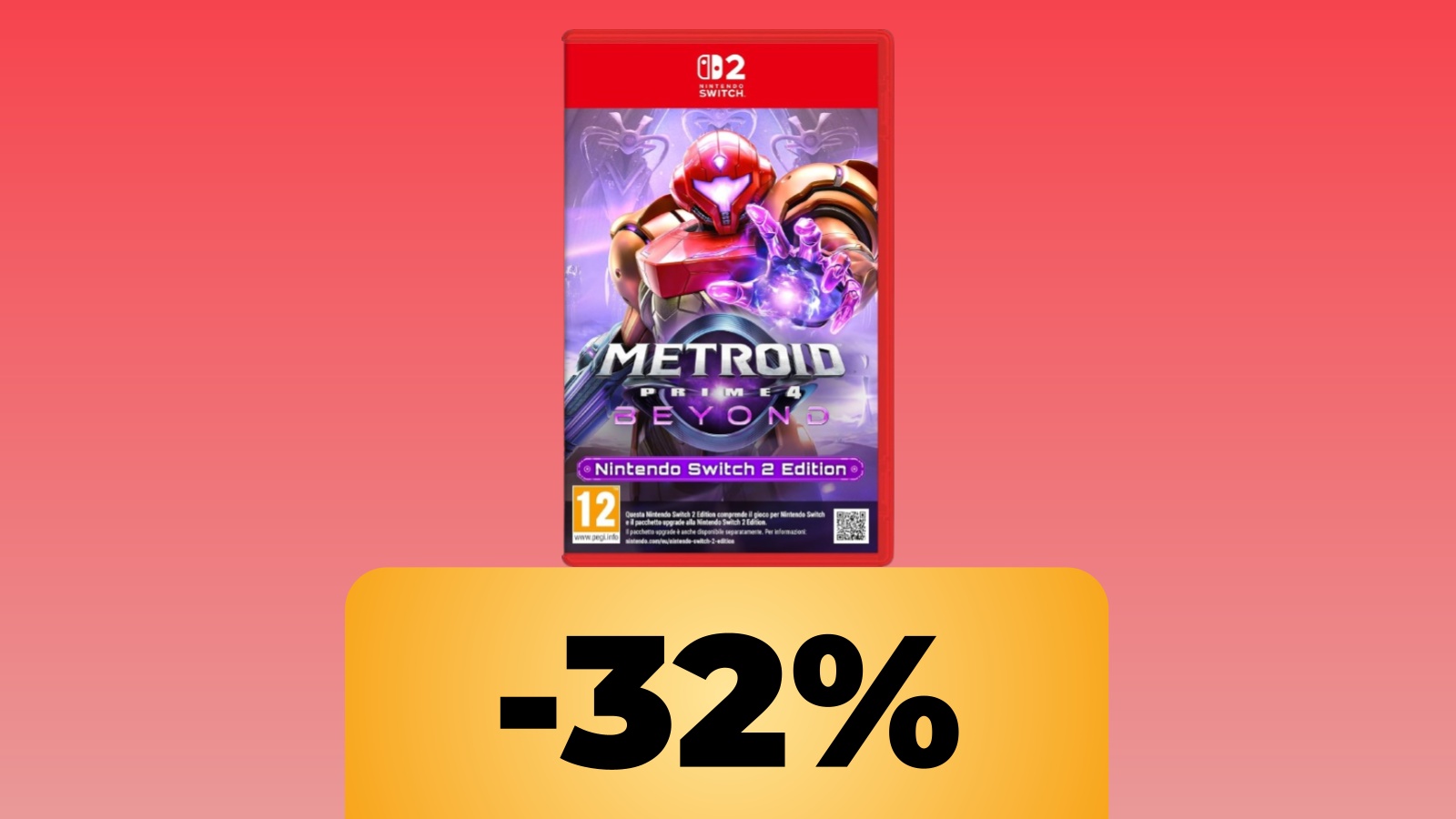 Metroid Prime 4 Beyond per Nintendo Switch 2 è in sconto su Amazon: gioca con i comandi stile mouse