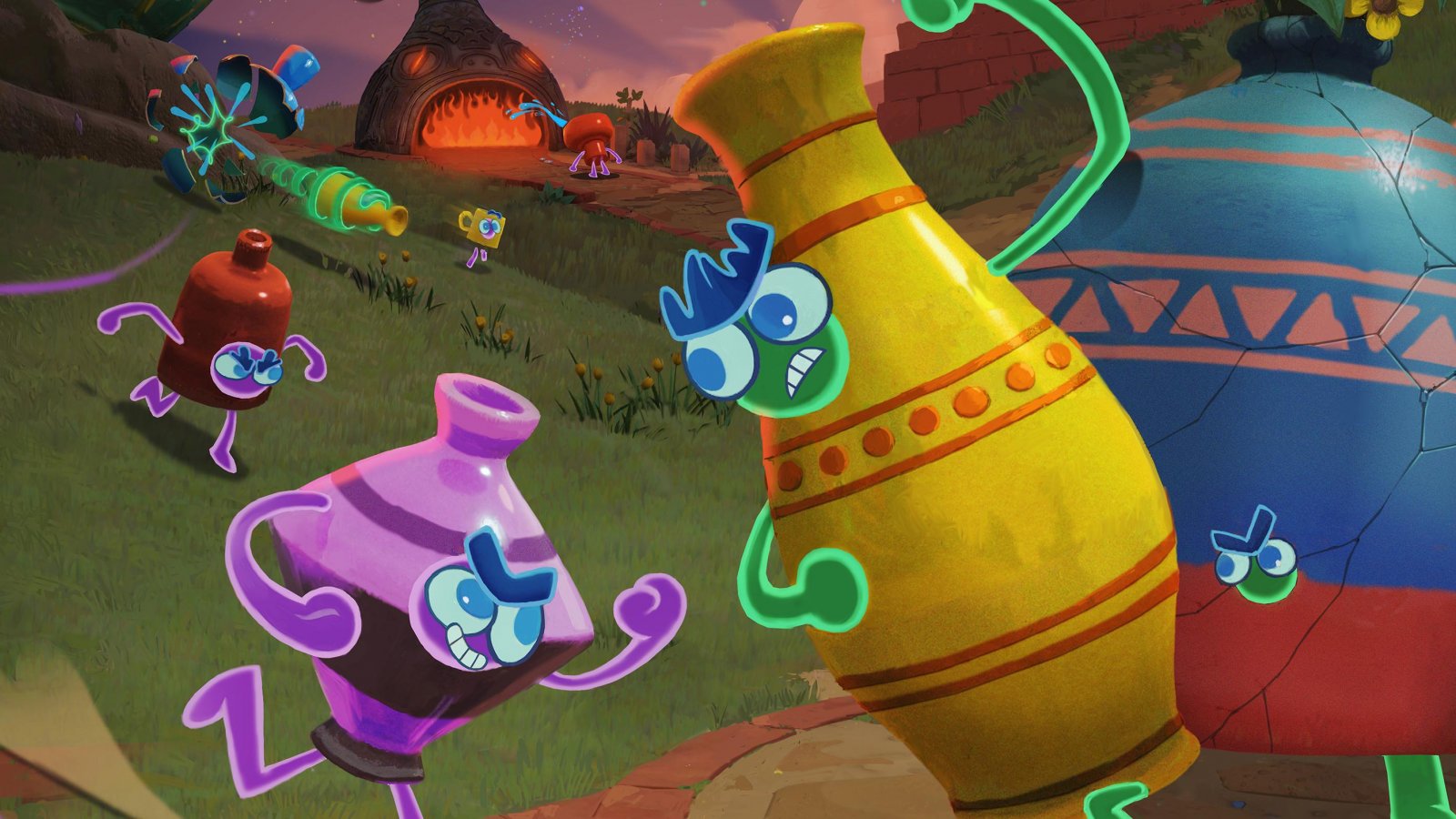 Kiln è pronto all'uscita: trailer di lancio per il nuovo gioco di Double Fine, tra ceramica e mazzate