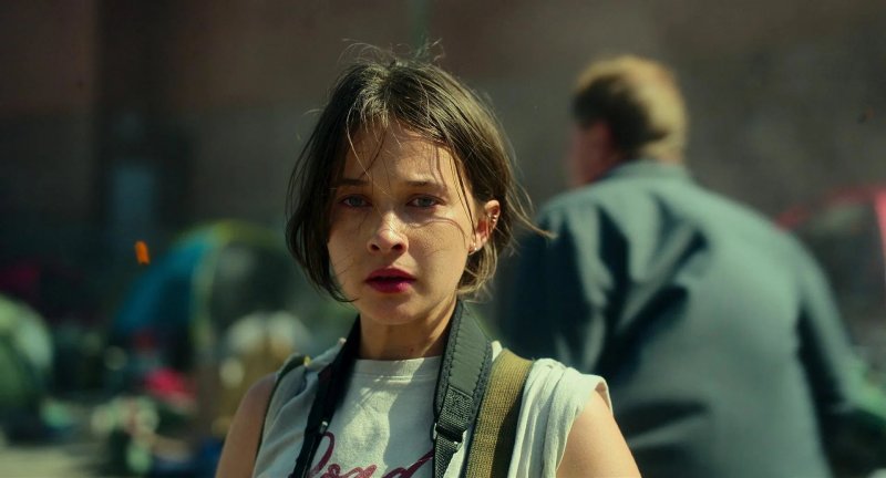 Cailee Spaeny in una scena di Civil War