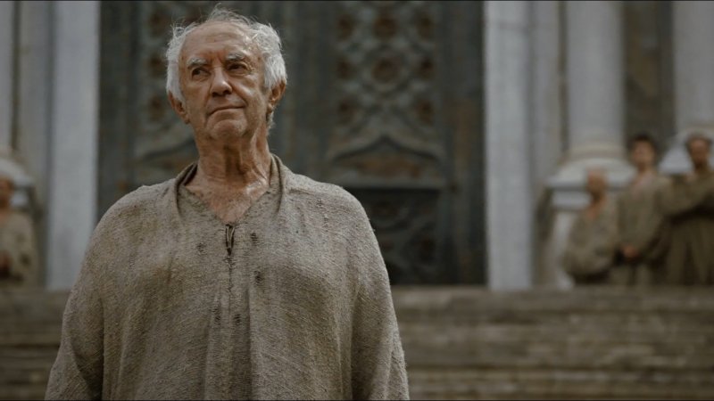 Sir Jonathan Pryce in una scena de Il Trono di Spade