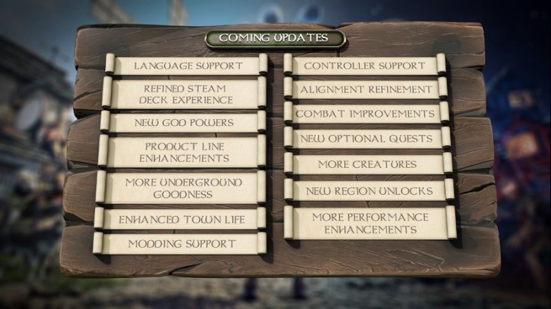 La tabella di marcia di Masters of Albion