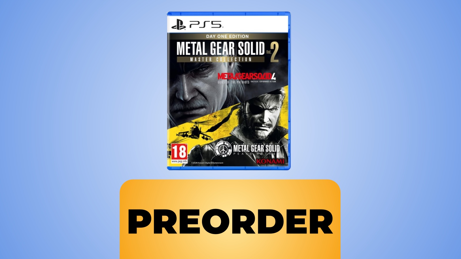 Prenota la tua copia PS5 Metal Gear Solid: Master Collection Volume 2 su Amazon, rivivi (altri) tre capitoli della saga
