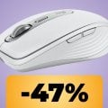 Il mouse Logitech MX Anywhere 3S è in promozione su Amazon: puoi acquistarlo al suo minimo storico