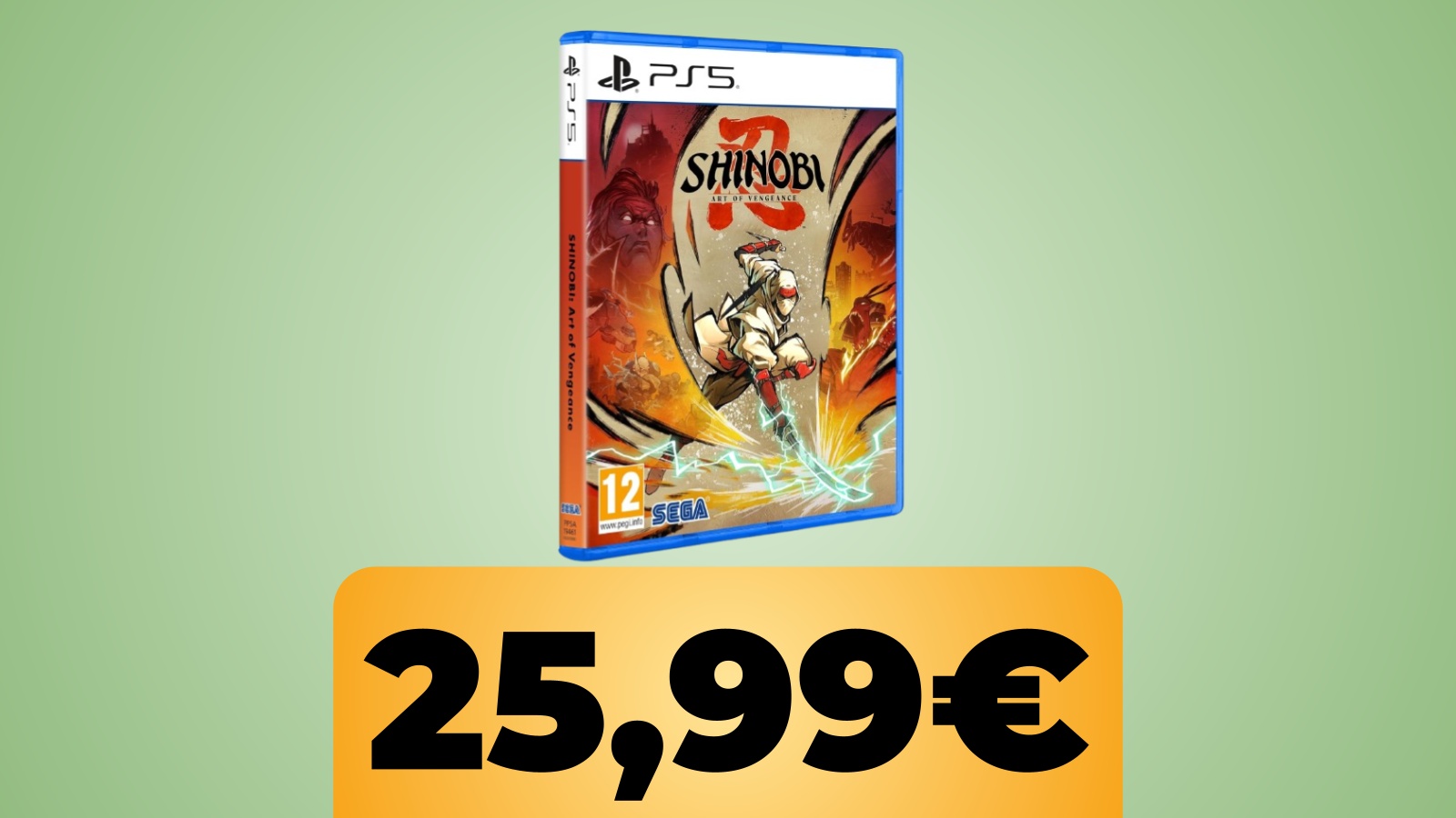 Shinobi: Art of Vengeance per PS5 è su Amazon al minimo storico: risparmia il 39%