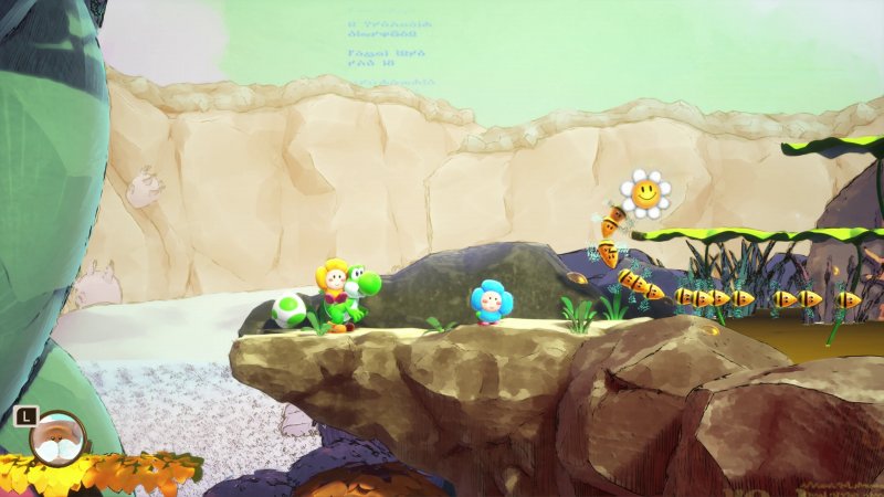 Il gameplay, all'apparenza, ricalca perfettamente tutte le avventure classiche di Yoshi
