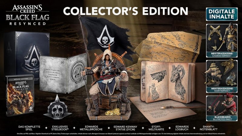 La Collector's Edition di Assassin's Creed: Black Flag Resynced