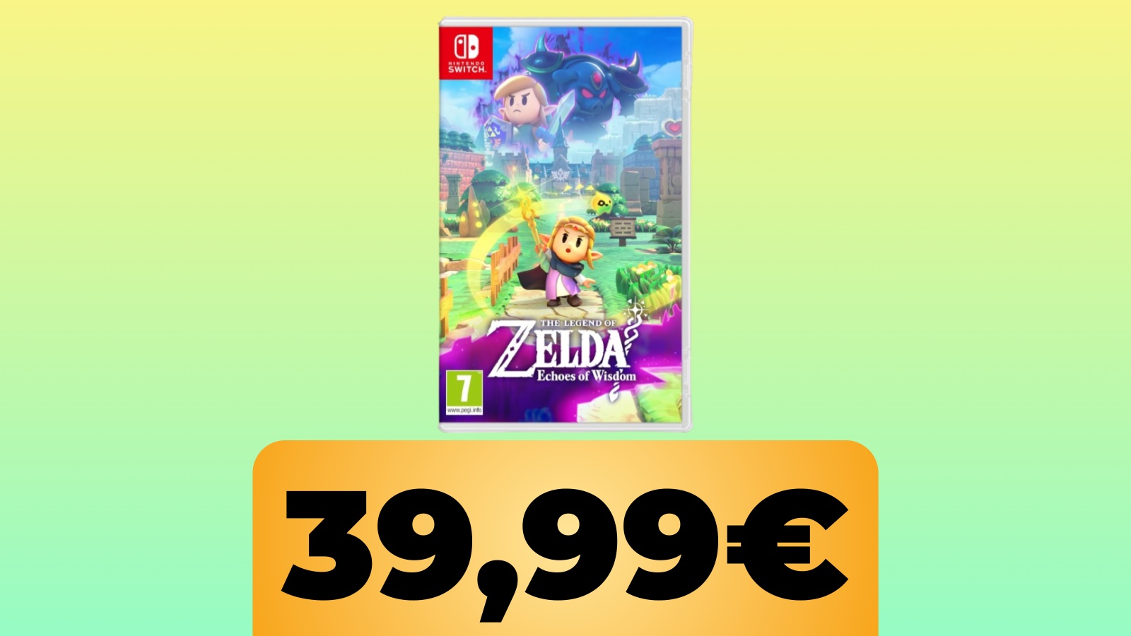 The Legend of Zelda: Echoes of Wisdom è in sconto su Amazon al 26%: vesti i panni della principessa Zelda