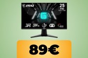 Il monitor da gaming MSI è in sconto su Amazon al minimo storico: refresh rate da 180Hz, full HD e tecnologia anti-flicker