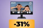Il monitor da gaming MSI da 25' è in offerta su Amazon: puoi acquistarlo (quasi) al suo minimo storico - Notizia