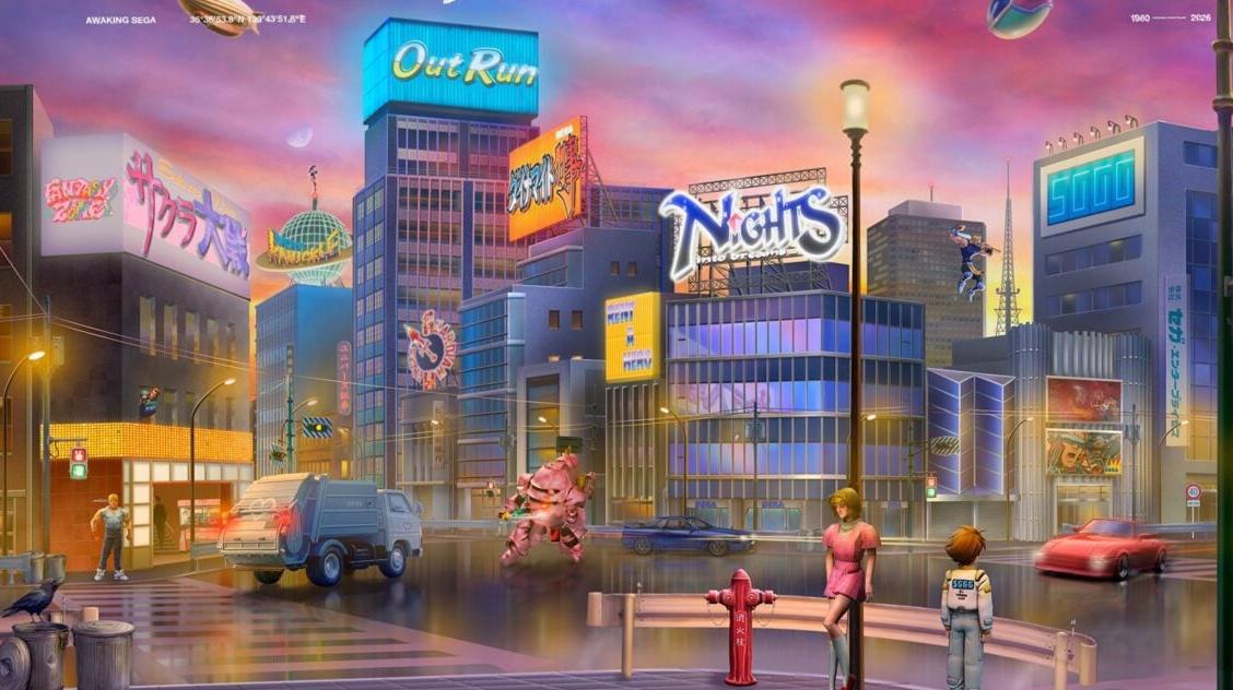 L'immagine del sito Sega Universe