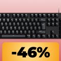 La tastiera meccanica da gaming Logitech G G413 SE è in promozione su Amazon: switch meccanici, anti-ghosting e retrollimunazione
