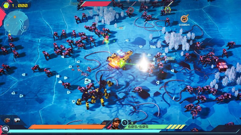 Un veicolo in azione in TerraTech Legion