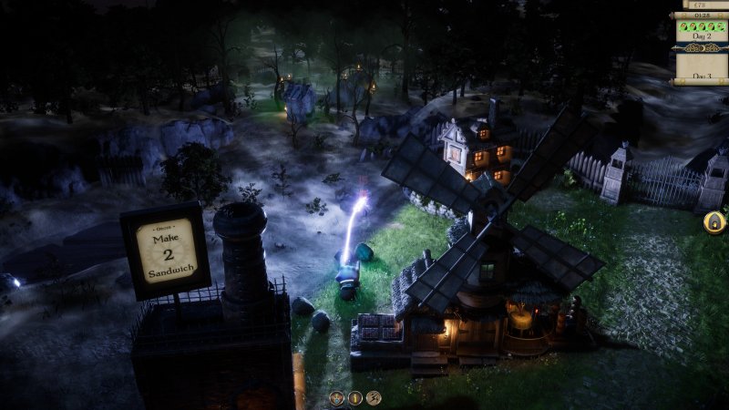 Il modo migliore per affrontare i primi nemici di Masters of Albion? Mano a corna e scosse elettriche dalle dita!