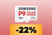 La scheda microSD Express Samsung P9 per Nintendo Switch 2 è al minimo storico su Amazon