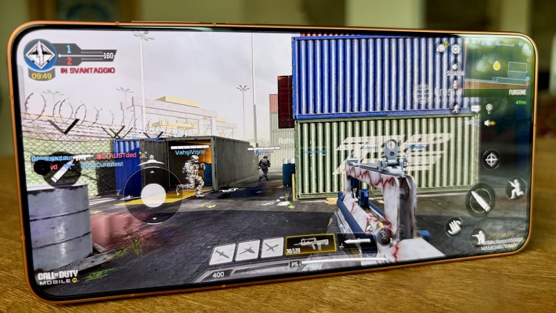 I videogiochi girano al massimo della qualità grafica e del frame rate su OPPO Find X9 Ultra