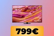 La Smart TV Samsung Neo QLED 4K da 55" è al minimo storico su Amazon