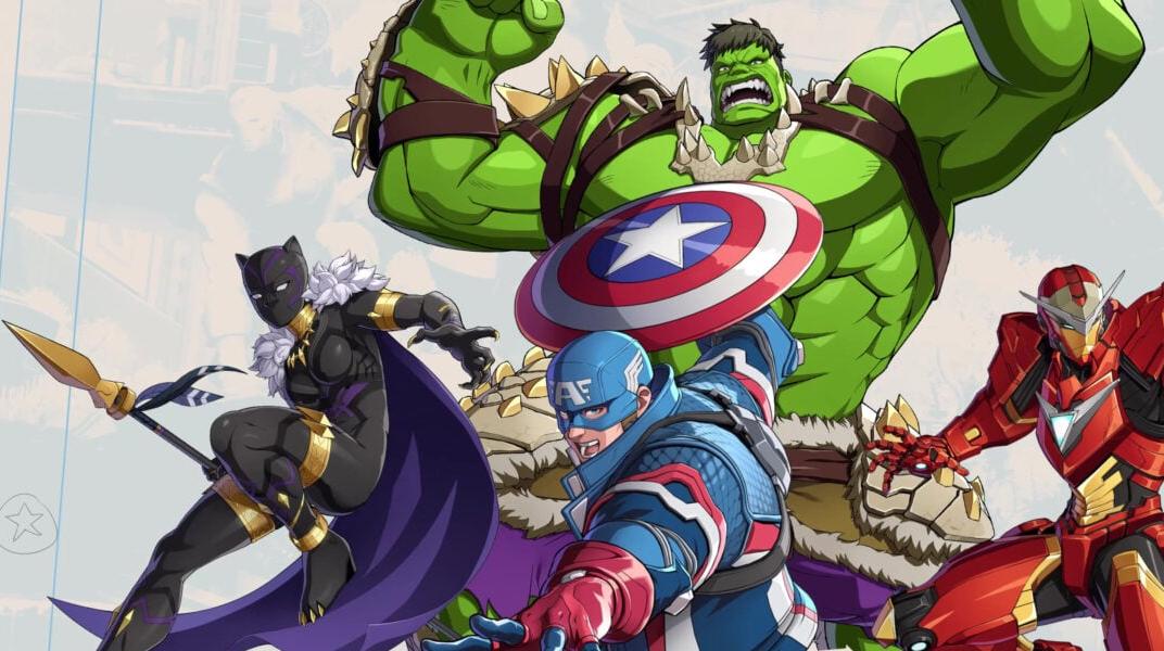 Hulk e Black Panther in Marvel Tokon