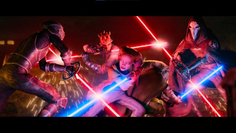 Star Wars: Maul - Shadow Lord include alcuni duelli veramente pazzeschi