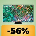La Smart TV Samsung NEO QLED 4K da 85' costa 1.760 € in meno: prezzo minimo storico