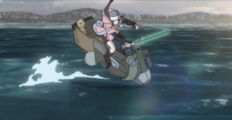 Una scena del corto che ha ispirato l'anime Star Wars Visions Presents: The Ninth Jedi