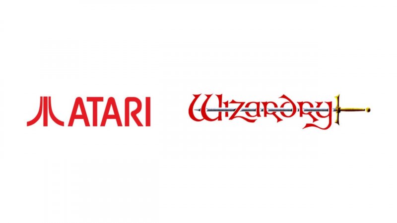 I loghi di Atari e Wizardry