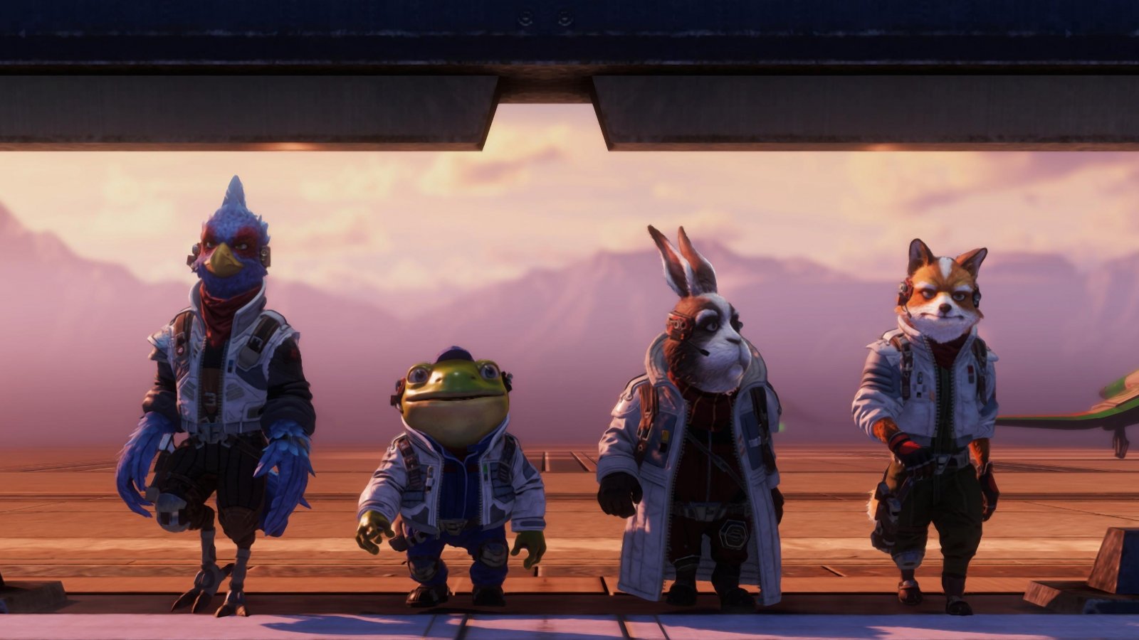 Fox McCloud e compagni in Star Fox
