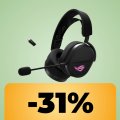 Le cuffie ASUS ROG Pelta per PC, Android e console sono su Amazon al minimo storico
