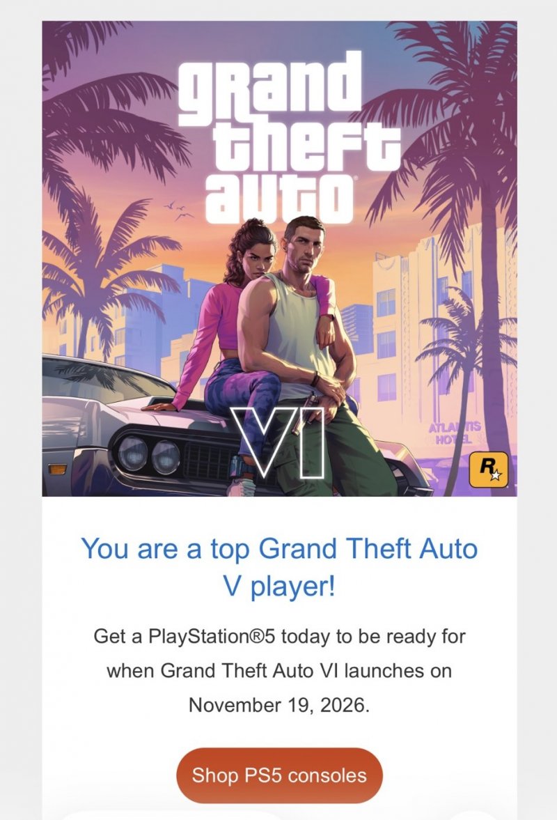 Uno dei messaggi ricevuti dai possessori di PS4