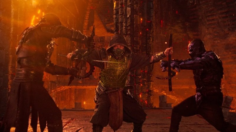 Il ritorno di Scorpion è forzato, ma lo scontro con Noob Saibot è uno dei momenti migliori del film