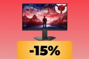 Il monitor Lenovo Legion da 25" con refresh rate da 320Hz e un tempo di risposta da 0,5ms è in promo al minimo storico