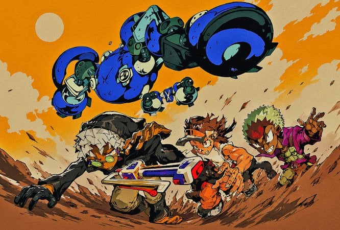 Spaghetti anime anni '80, mech e combattimenti tattici