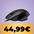 Cerchi un mouse da gaming cablato? Il Logitech G G502 X è al minimo storico