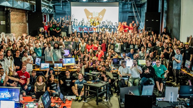 Una festa di giochi e sviluppatori