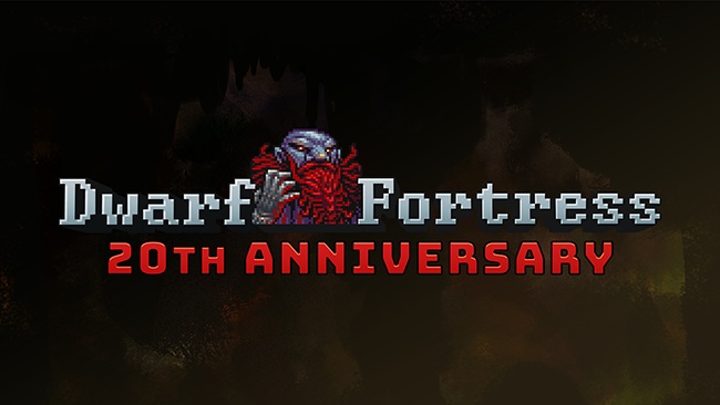 Il logo del 20° anniversario di Dwarf Fortress