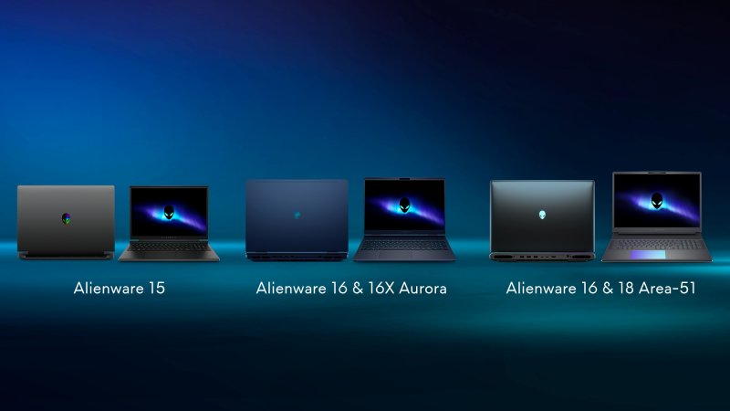 Il portfolio di laptop Alienware del 2026 con il nuovo Alienware 15