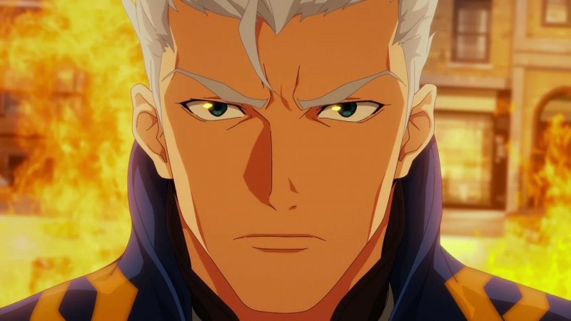 Nella prima stagione era solo accennato ma stavolta Vergil entra in scena in modo convinto