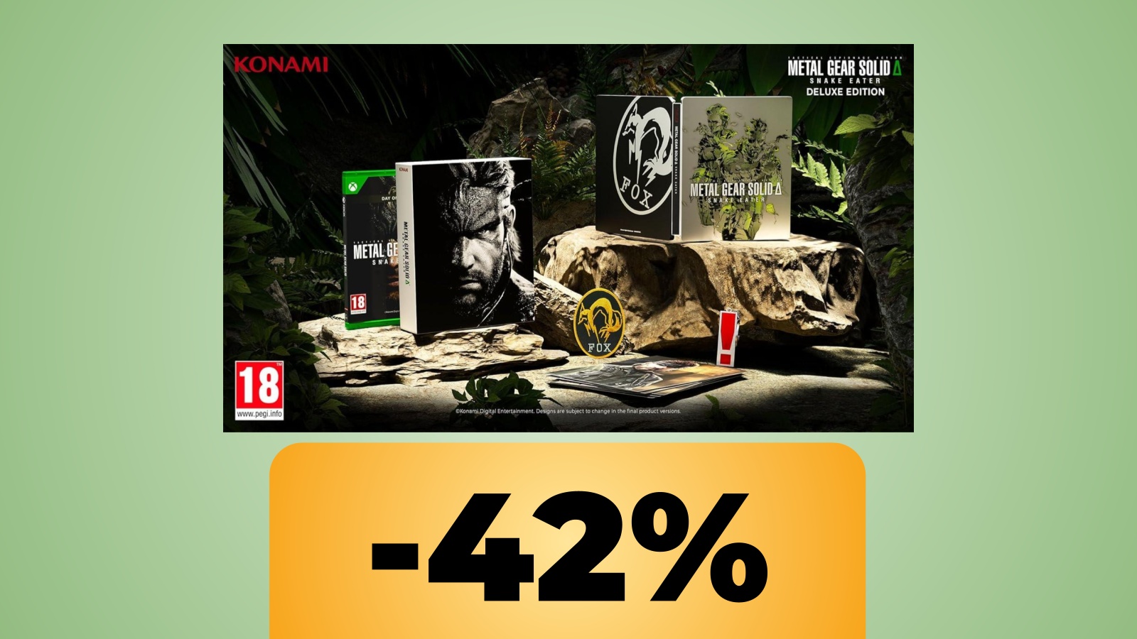La Deluxe Edition di Metal Gear Solid Delta Snake Eater per Xbox è in sconto al 42%