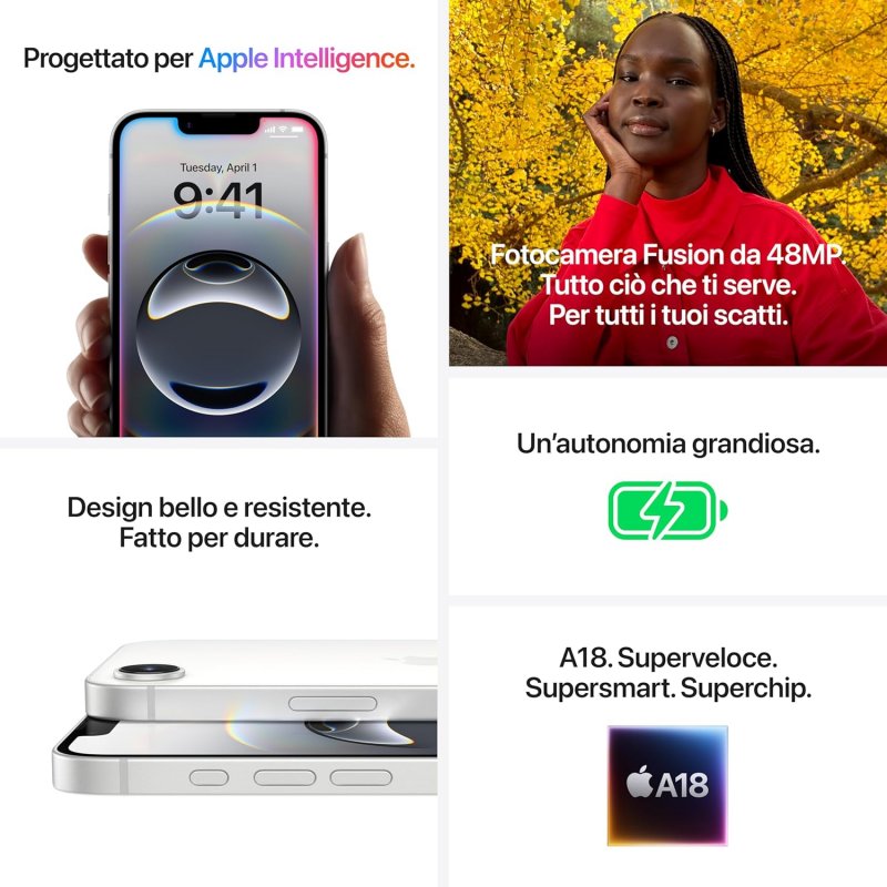 Caratteristiche dell'iPhone 16e