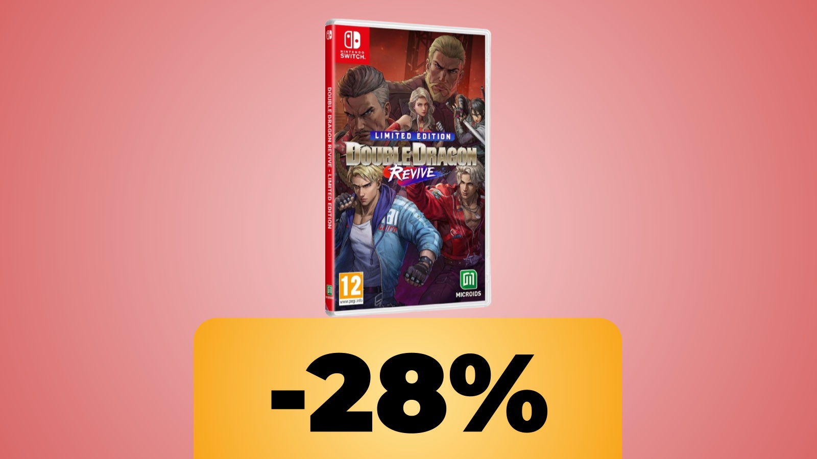 Se ami i picchiaduro, Double Dragon Revive per Nintendo Switch è in sconto su Amazon