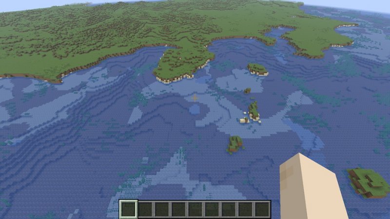 Una screenshot della mappa