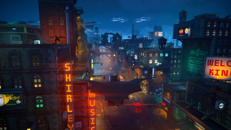 Traveller's Tales ha ricostruito la caratteristica Gotham City cupa dei primi film