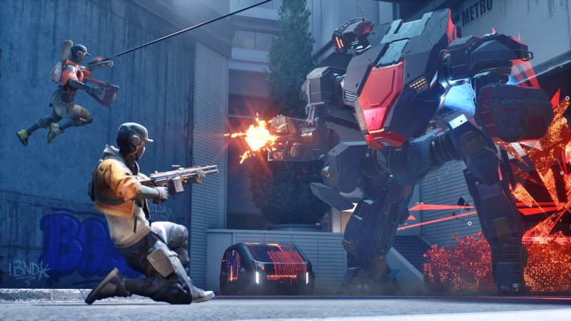 Una scena d'azione in Empulse