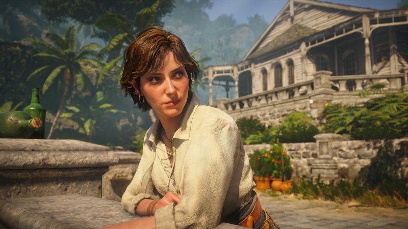 Lucy è una degli ufficiali che potremo reclutare a bordo della Jackdaw dopo aver completato la sua linea di quest