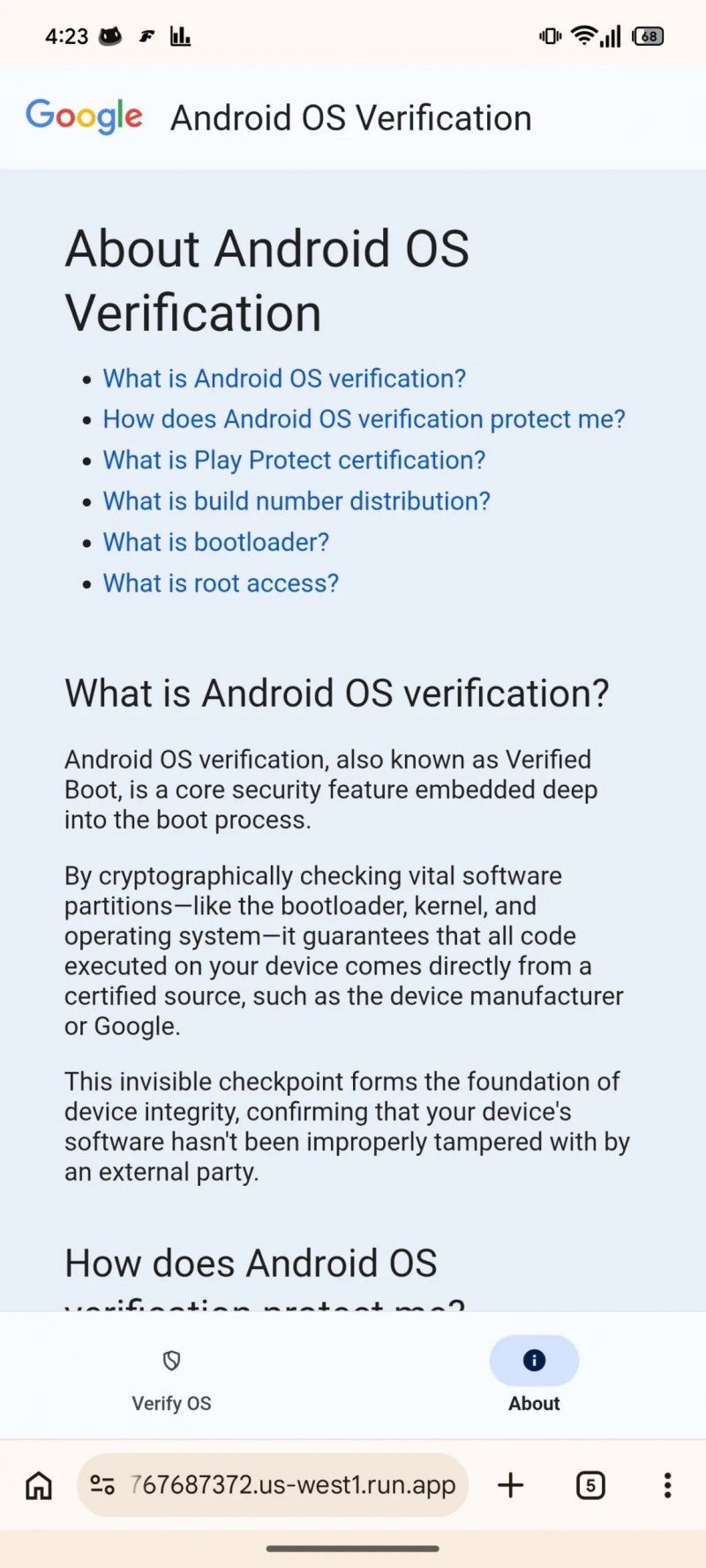 Altre informazioni (Fonte: Android Authority)