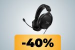 Le cuffie da gaming HyperX Cloud Stinger II sono in promozione su Amazon: puoi acquistarle in maxi sconto - Notizia